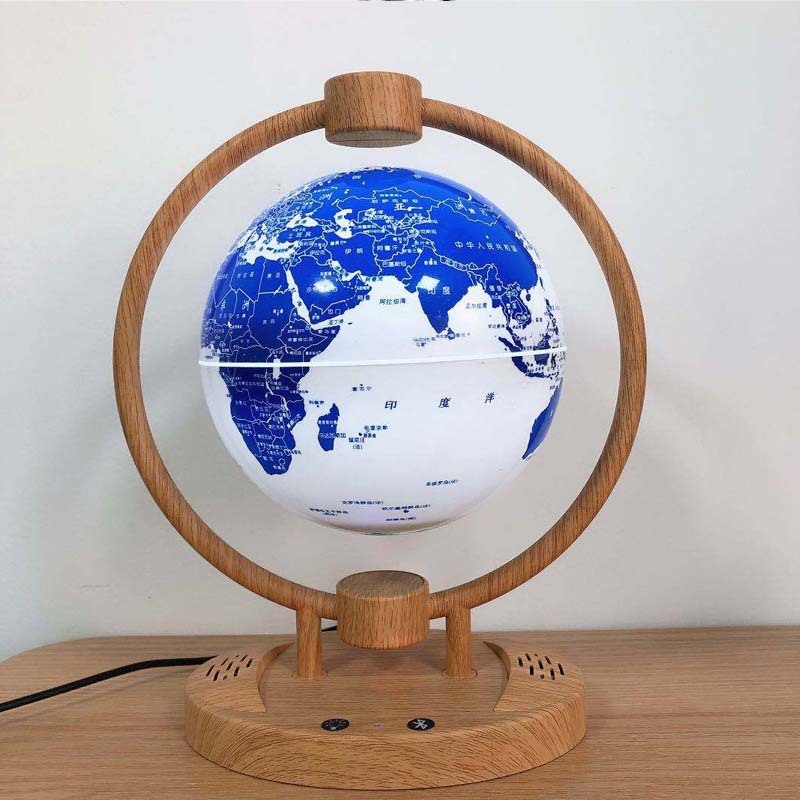 Magnetic Levitating Bluetooth Speaker Globe Table Lamp Gift