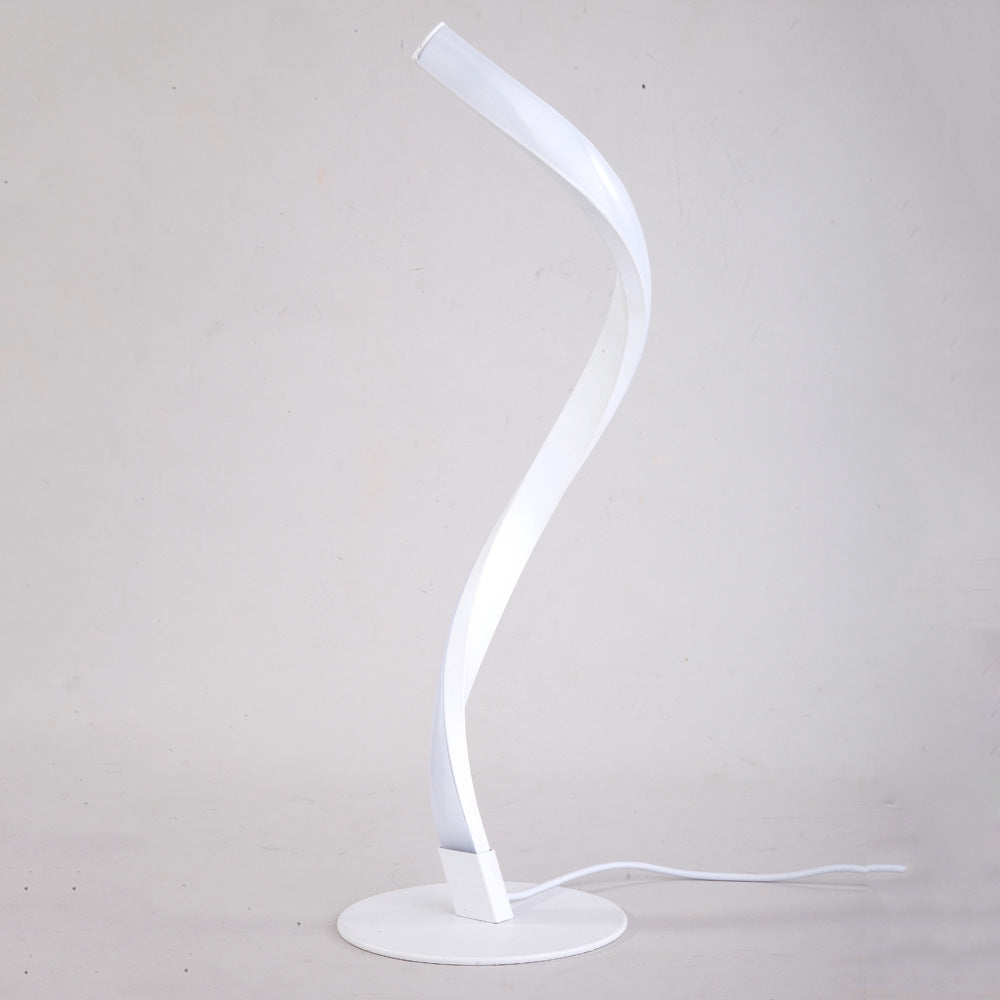 Snake Lamp Spiral Table Lamp Bedroom Bedside Small Night Lamp